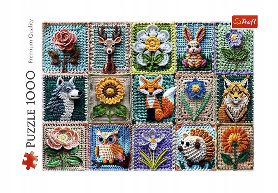 Trefl Puzzel 1000 Stuks - Dieren & Bloemen