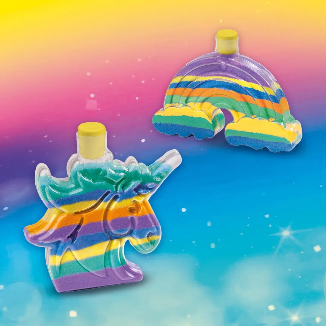 SES Creative Galaxy Zandkunst Knutselset - Unicorn & Regenboog - 5 Kleuren
