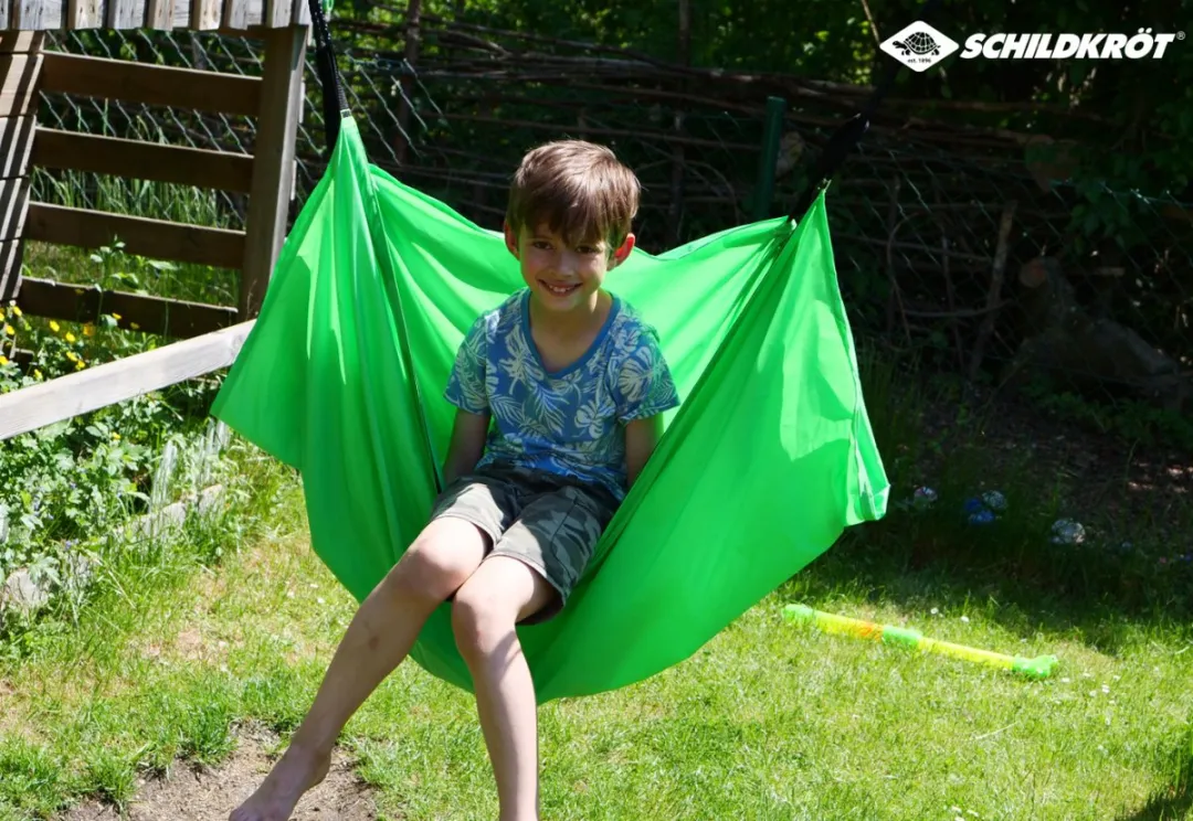 Schildkröt Hangmat-schommel - Polyester - Groen
