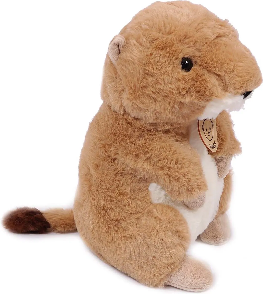 PIA Soft Toys Prairiehond Mandy 22cm - Beige/Wit