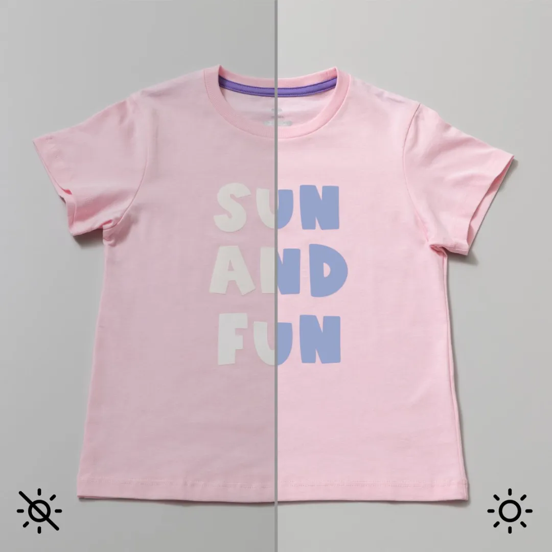 Cricut Iron-On UV Color Change Folie Pastelblauw - afbeelding 5 van 6