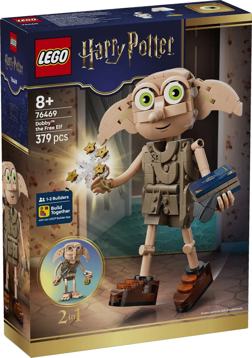 LEGO Harry Potter Dobby Bouwset 76469 - 379 Stukken - Multicolor