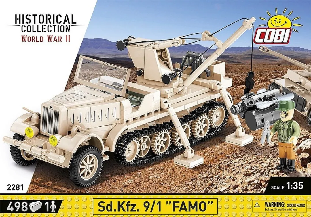 Cobi Sd.Kfz. 9/1 FAMO COBI-2281 - 498 Stukken - Meerkleurig