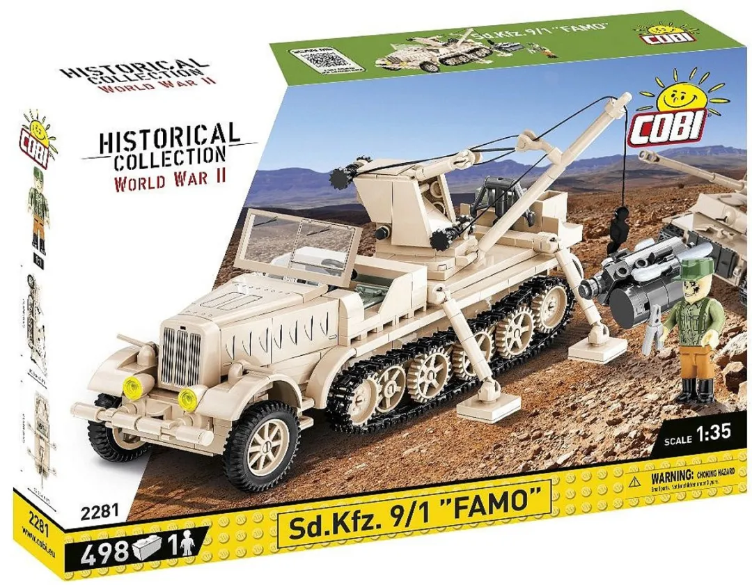 Cobi Sd.Kfz. 9/1 FAMO COBI-2281 - 498 Stukken - Meerkleurig