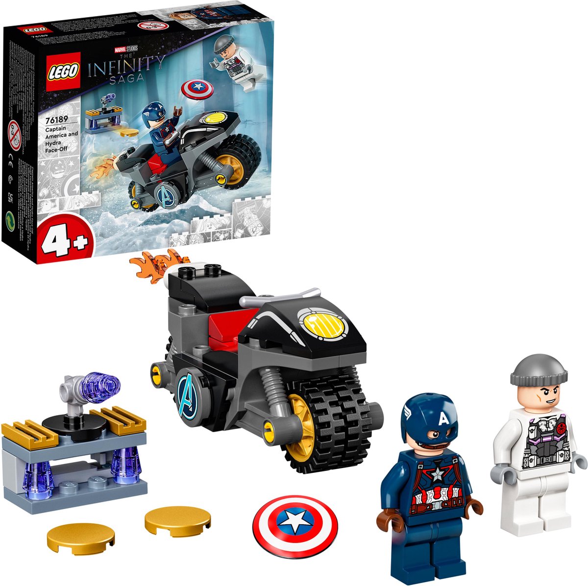 LEGO Marvel Avengers 4+ Captain America Hydra Confrontatie - 76189