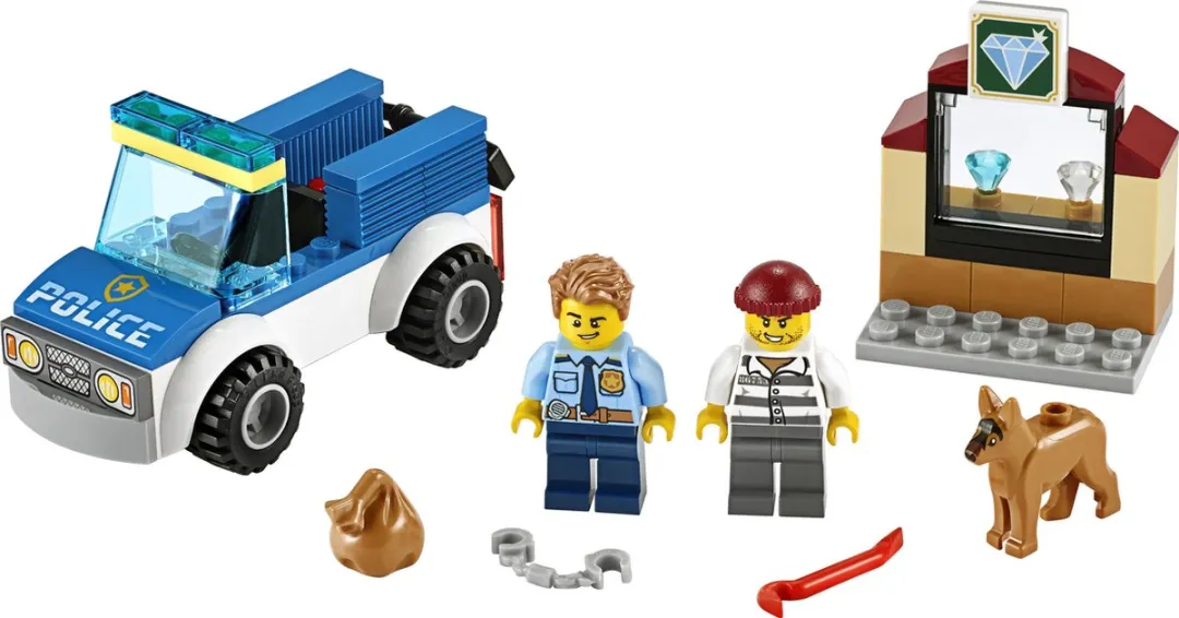 LEGO Police Dog Unit - 67 Stukken - 6 Minifiguren