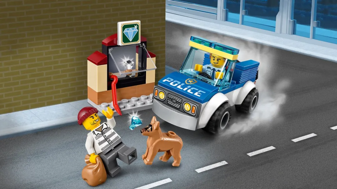 LEGO Police Dog Unit - 67 Stukken - 6 Minifiguren