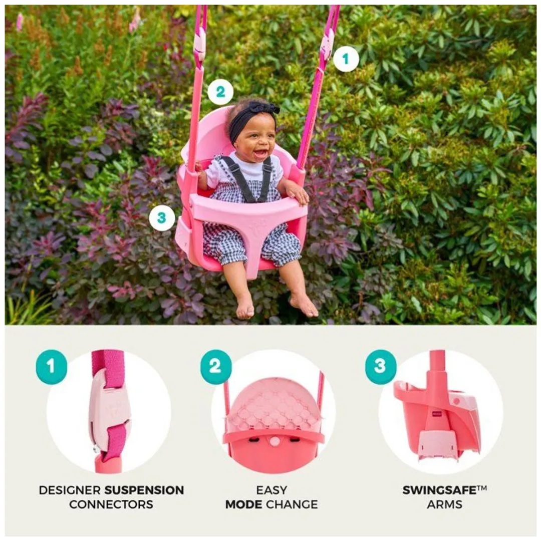 TP Toys Quadpod 4-in-1 Kinderstoel - Roze