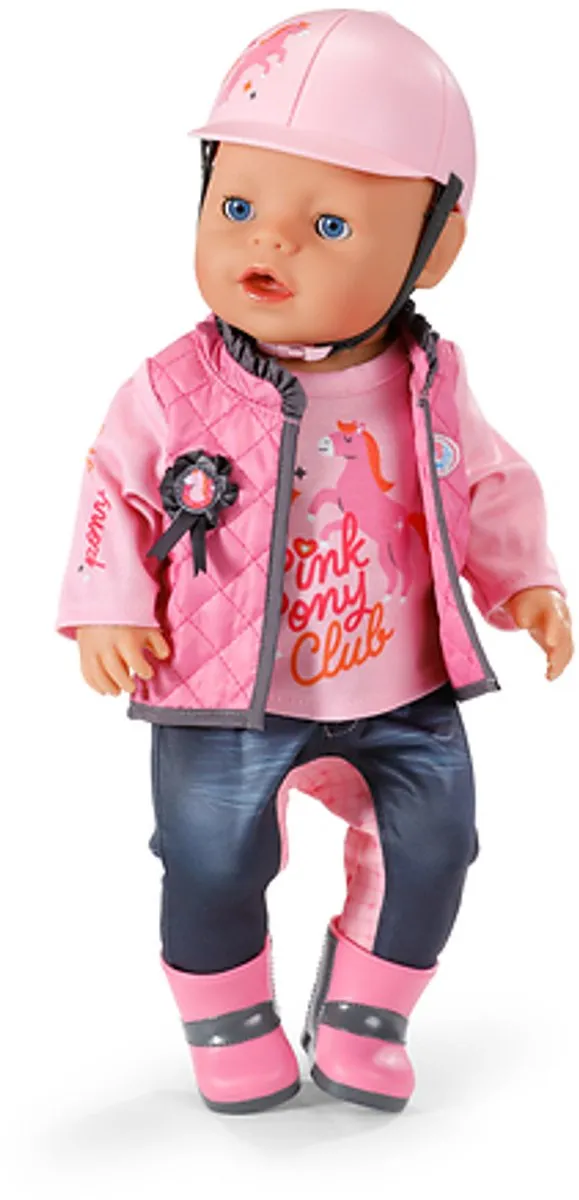 Baby Born 839508 Paardrijden Outfit - 43cm - Multicolor
