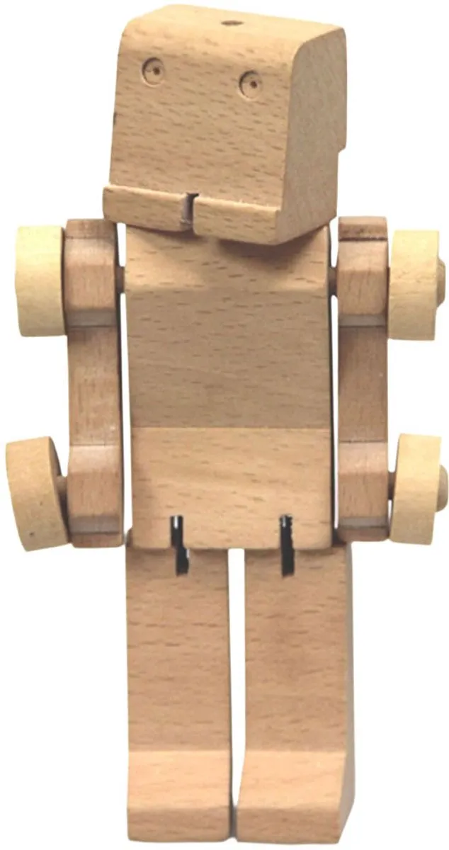 Johntoy Houten Robot Speelgoed