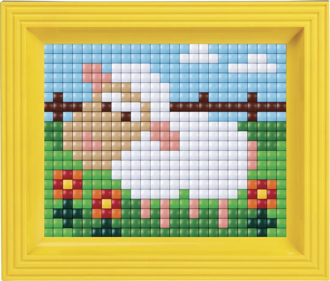 Pixelhobby Pixel XL Schaap Geschenkverpakking 17x14,5cm - 3 Stuks
