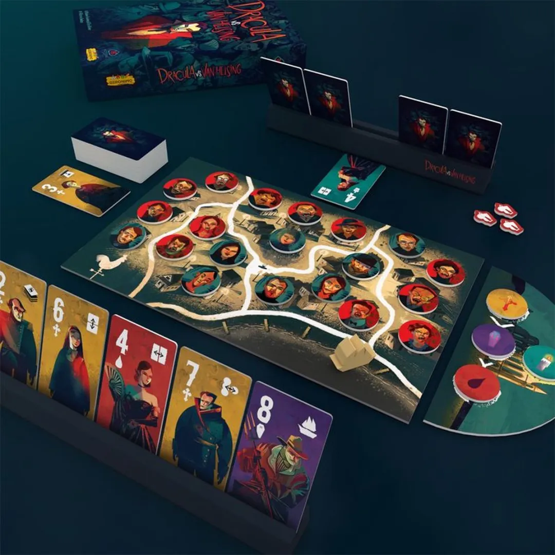 Geronimo Games Dracula vs Van Helsing Strategisch Spel 2 Spelers