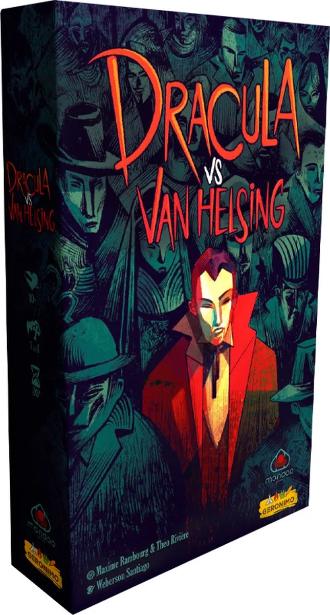 Geronimo Games Dracula vs Van Helsing Strategisch Spel 2 Spelers