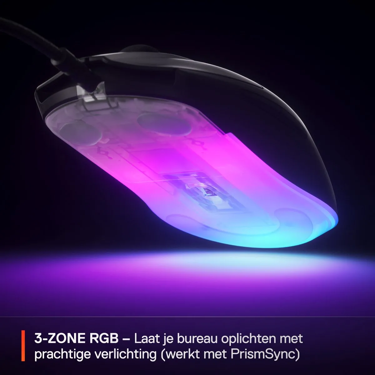 SteelSeries Rival 3 Gen 2 Gamingmuis 62515 - 8500DPI - 77 gram