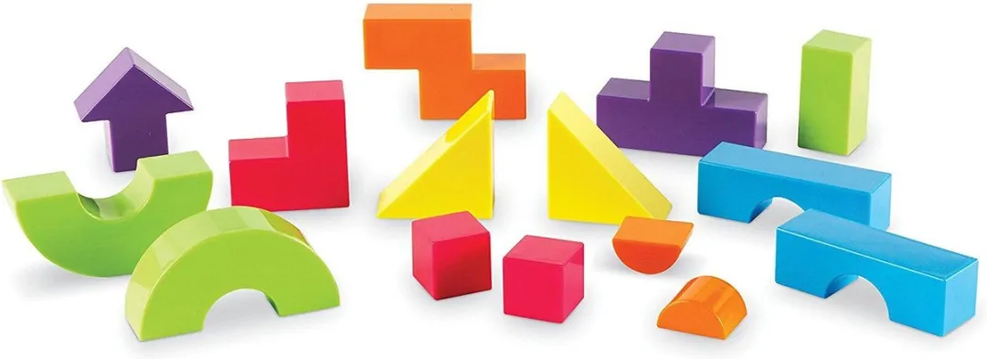 Learning Resources Mental Blox 360° Bouwspel - 15 Blokken - 40 Kaarten - Multicolor