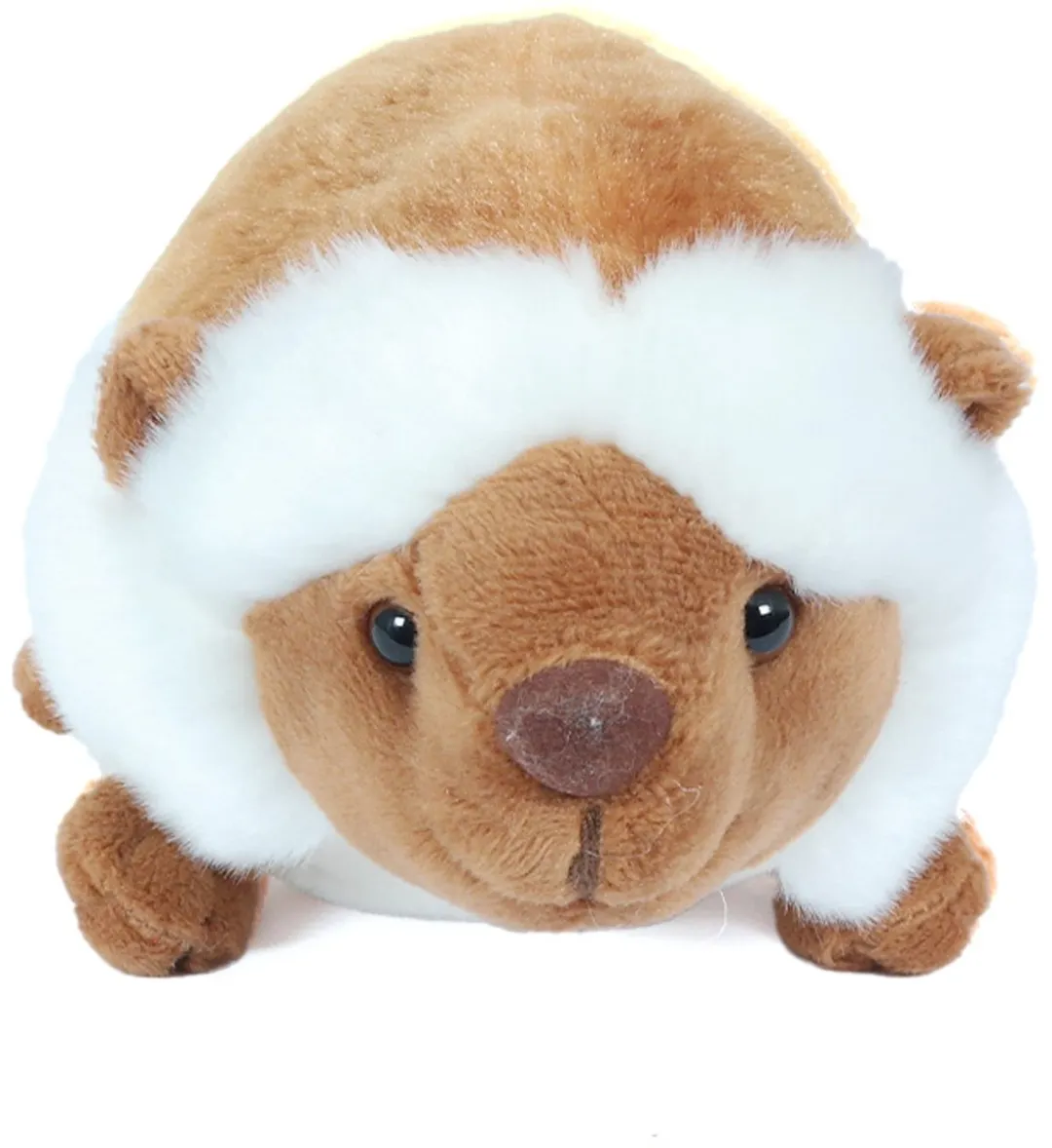 PIA Pluche Knuffel Egel 18cm - Oranje/Wit/Bruin