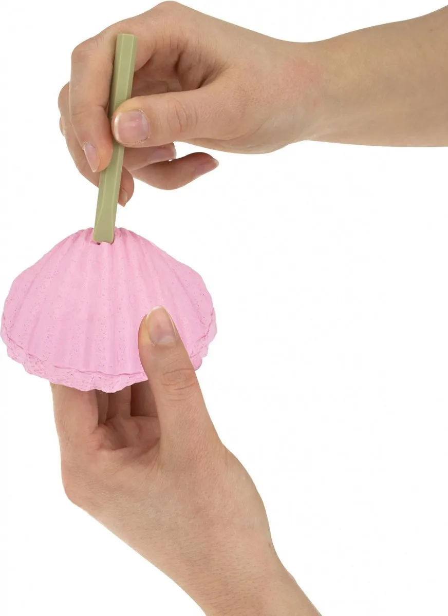 Toi-Toys Uithaksteen Schelp 7cm - Roze