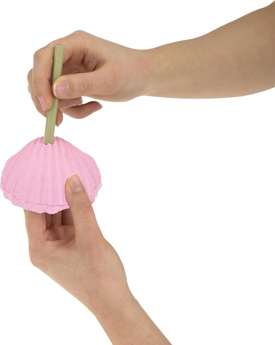 Toi-Toys Uithaksteen Schelp 7cm - Roze