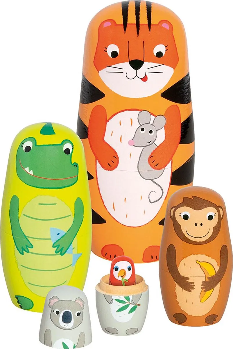 Goki Matryoshka Poppen Tavi & Vriendjes
