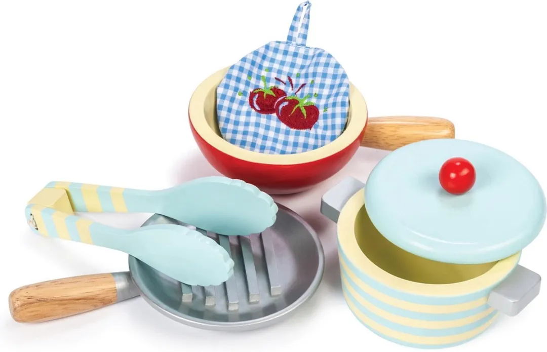 Le Toy Van Kookset Hout Potten en pannen