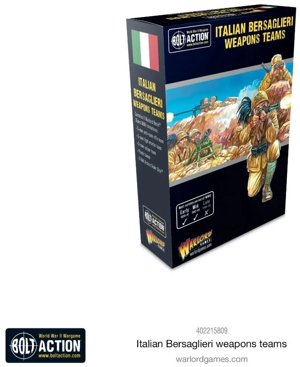 Warlord Games Italian Bersaglieri Weapons Teams