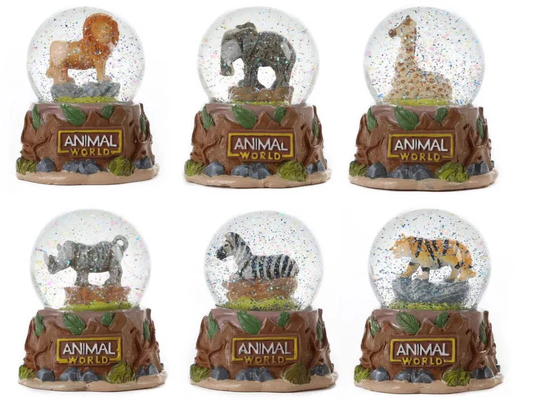 Toi-Toys Animal World Sneeuwbol Wild Dier