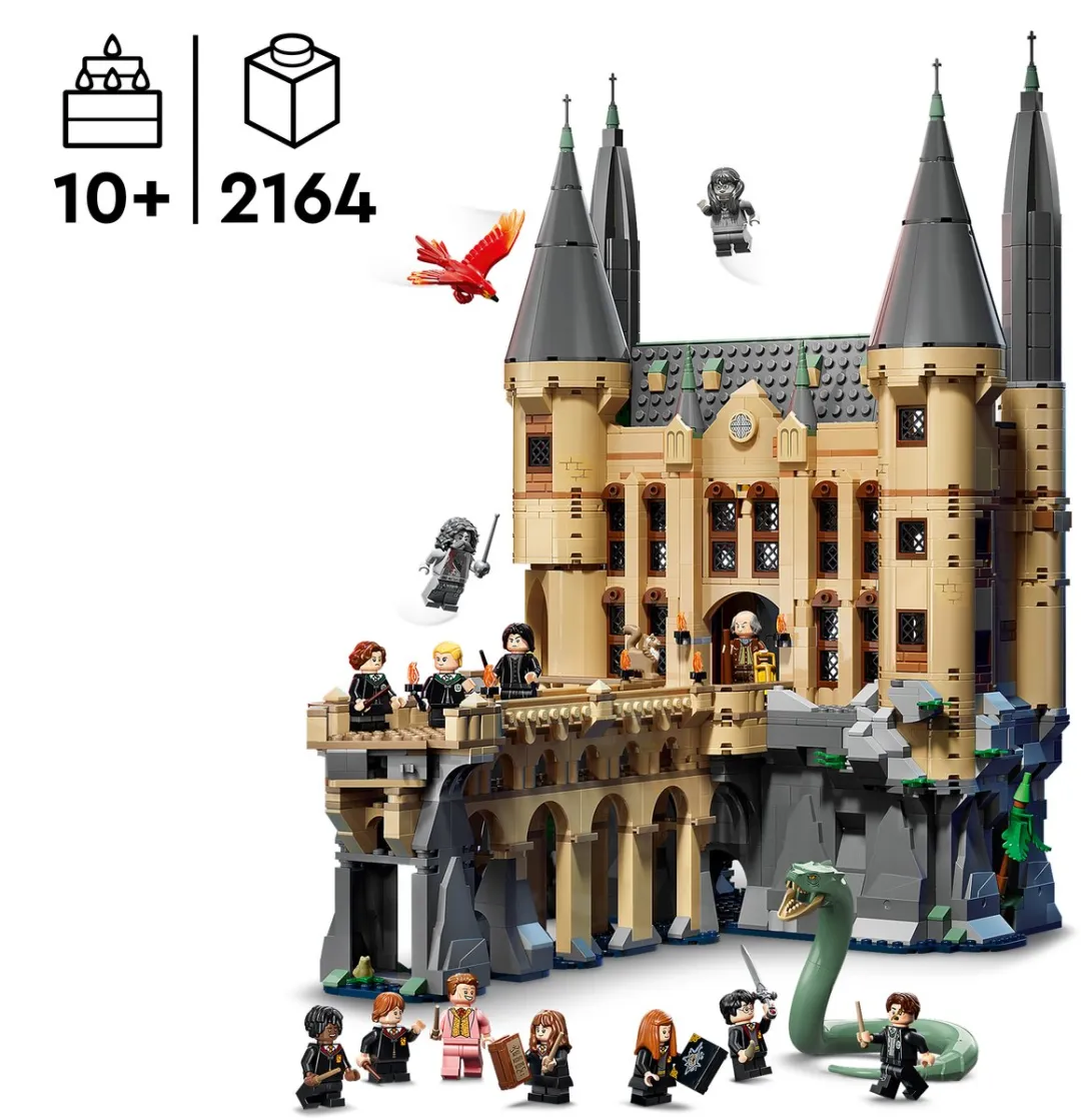 LEGO Harry Potter Kasteel Zweinstein Oostvleugel 76473 - 2164 Stukken