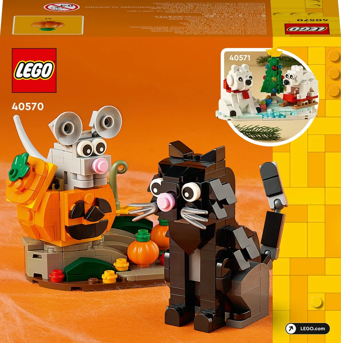 LEGO Halloween Kat en Muis 40570 - 328 Stukken - afbeelding 2 van 6