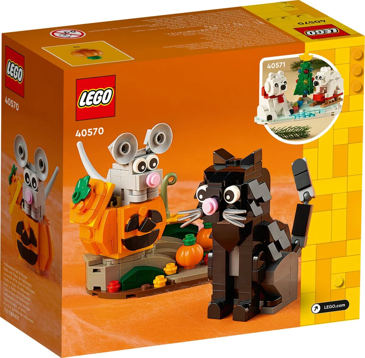 LEGO Halloween Kat en Muis 40570 - 328 Stukken - afbeelding 6 van 6