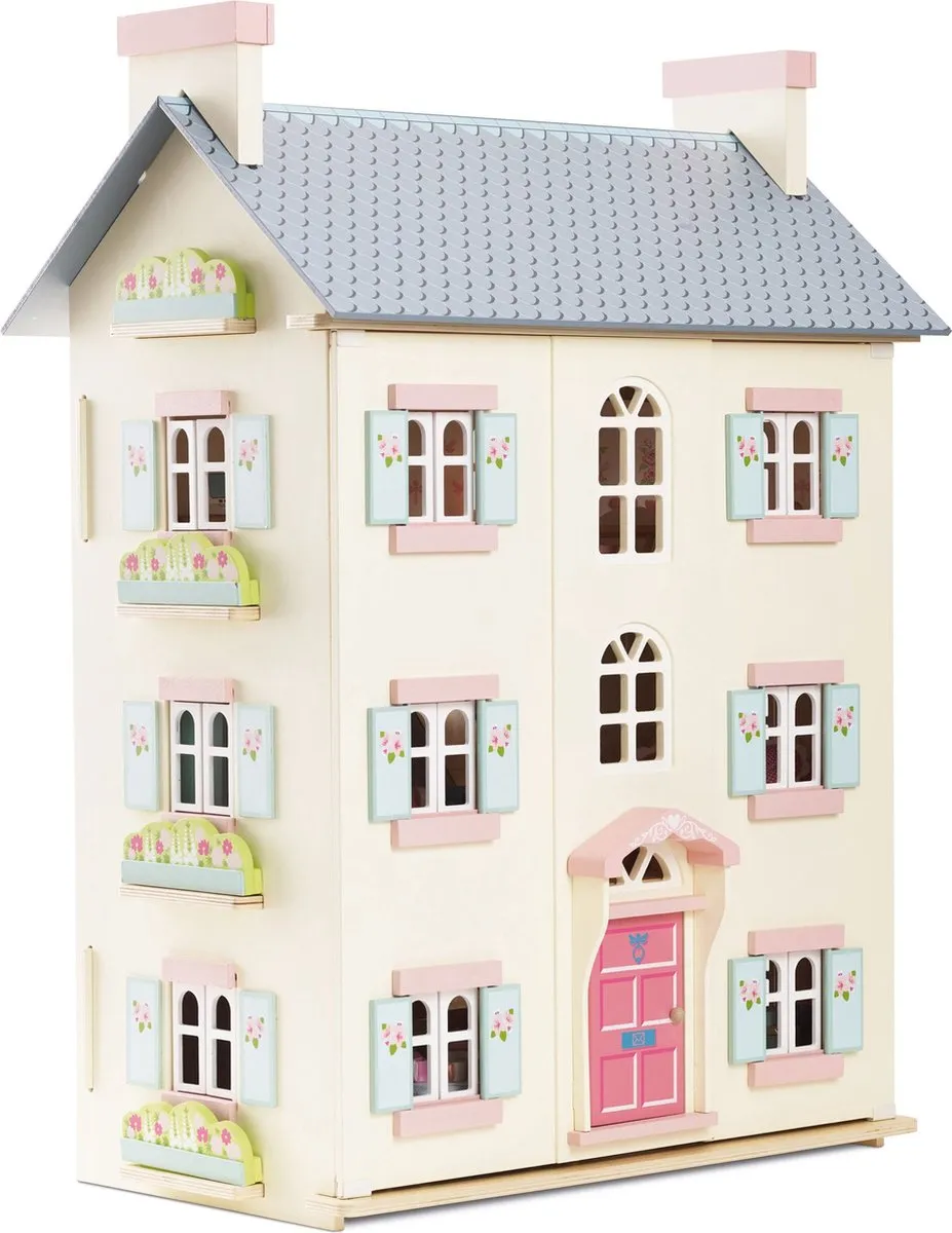 Letoyvan Cherry Tree Hall Poppenhuis 4 Verdiepingen