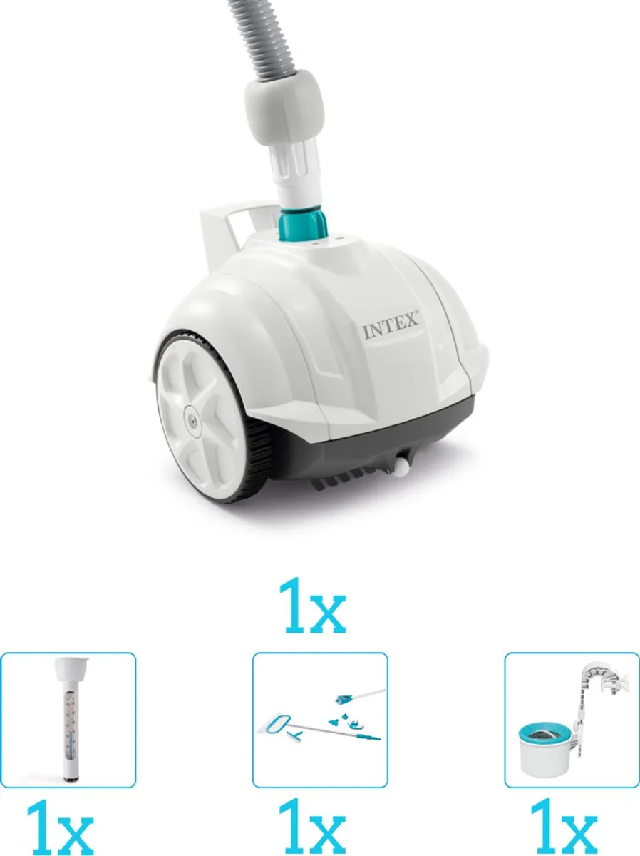 Intex ZX50 Automatische Zwembadstofzuiger - Grijs