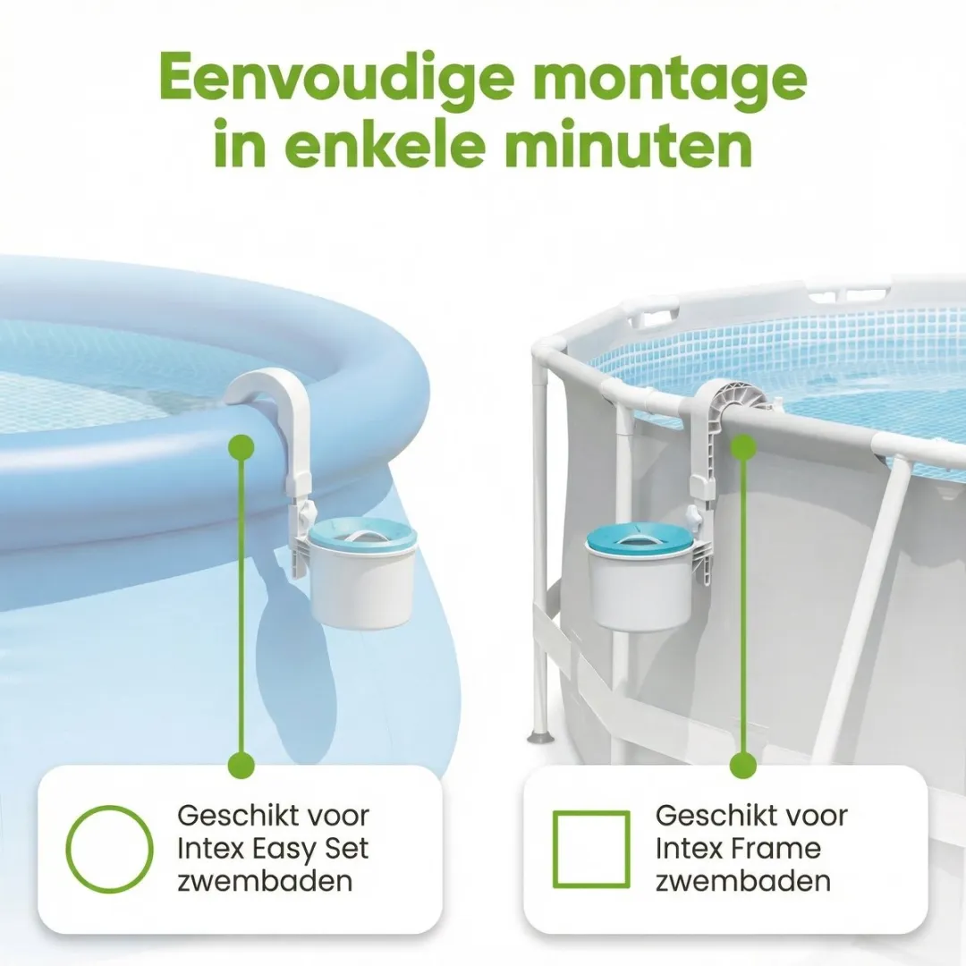 Intex ZX50 Automatische Zwembadstofzuiger - Grijs