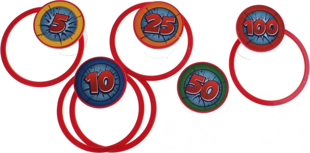 Toi-Toys Ringwerpspel 5-delig - Multicolor