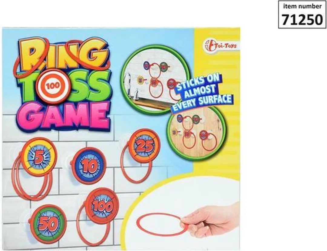 Toi-Toys Ringwerpspel 5-delig - Multicolor