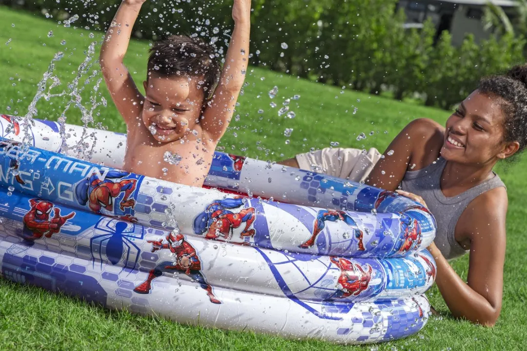 Bestway Spider-Man Opblaasbaar Kinderzwembad 122cm - 200L - Multicolor