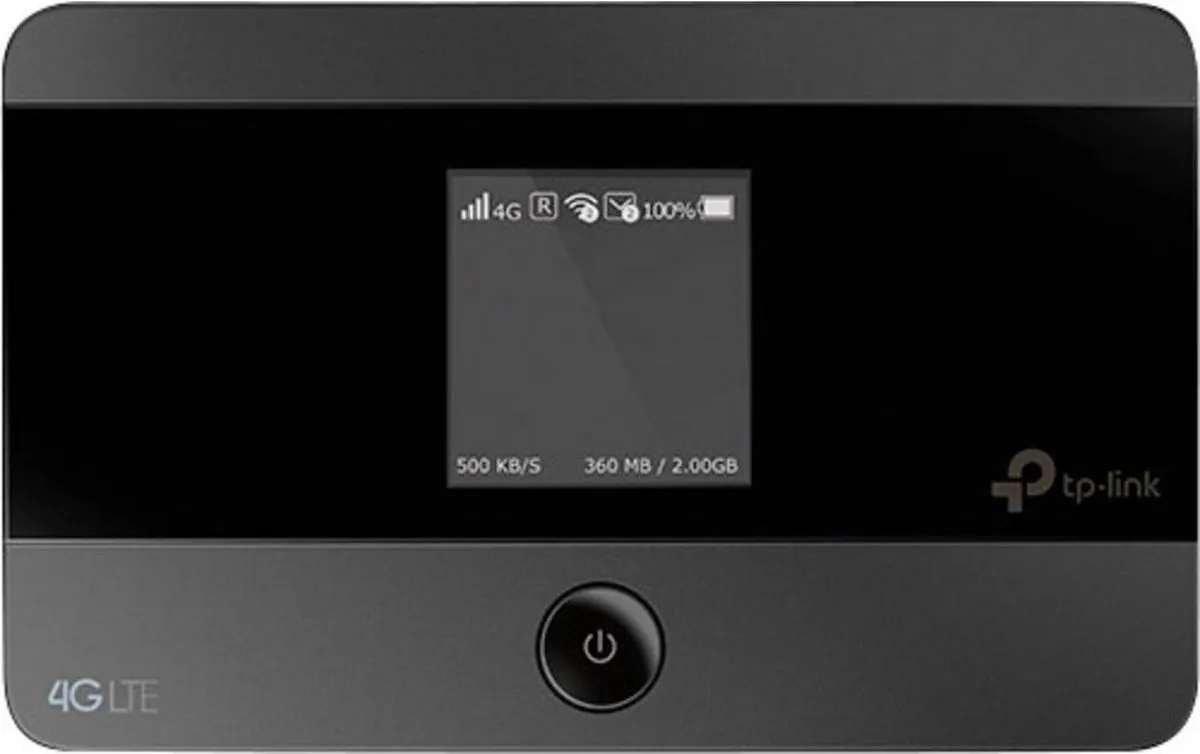 TP-Link M7350 Mifi Router 4G LTE - 10 Gebruikers - Zwart