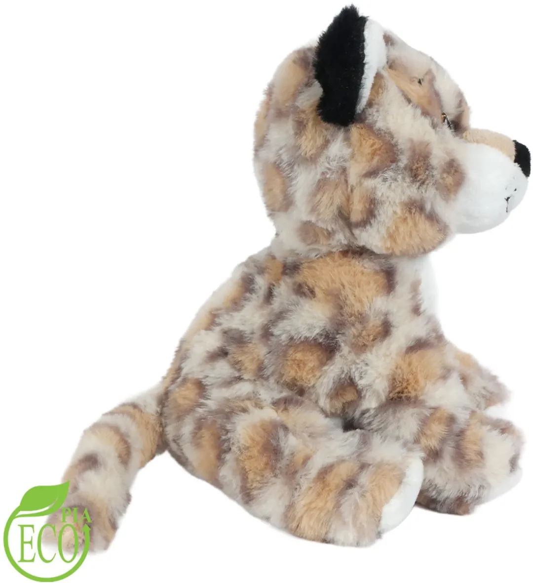 PIA Soft Toys Eco Knuffel Sneeuwluipaard - 21cm - Bruin/Wit