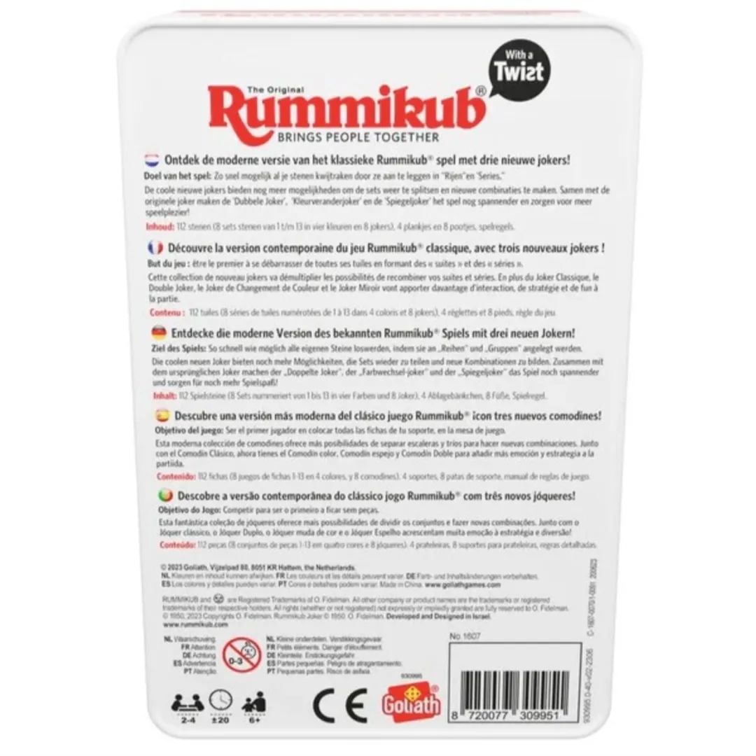 Goliath Rummikub - 2 tot 4 spelers