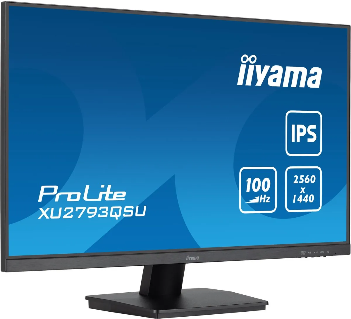 iiyama ProLite XU2793QSU-B7 Monitor 27" QHD IPS - USB-Hub