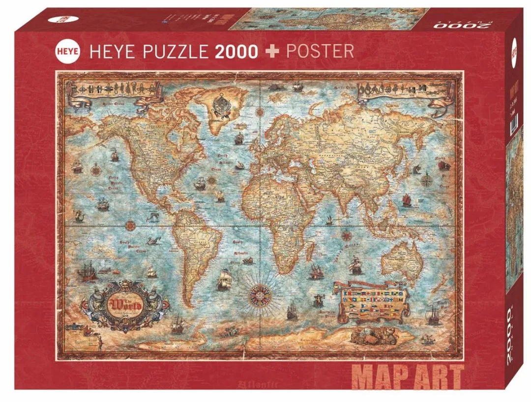 Heye Puzzel The World 2000 Stuks