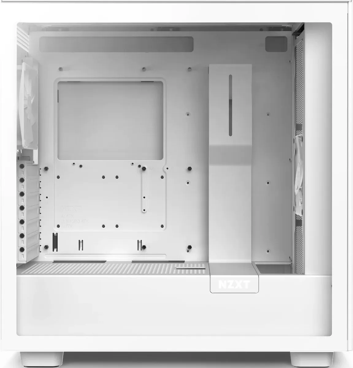 NZXT H7 Wit - ATX Mid Tower - 2x Ventilatoren