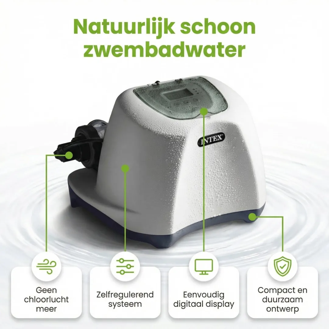 Intex QS1200 Zoutwatersysteem 56.800L - 32mm Aansluiting