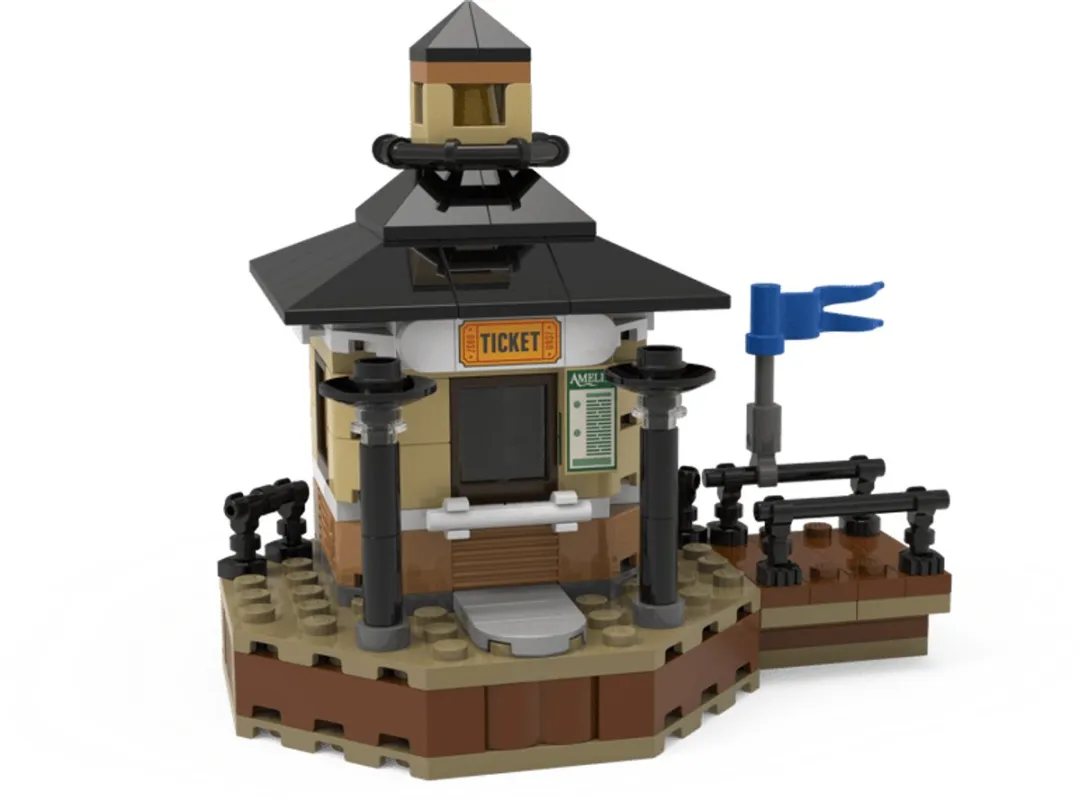 LEGO Ideas Amelia Kaartjesloket - 152 Stukken - Multicolor