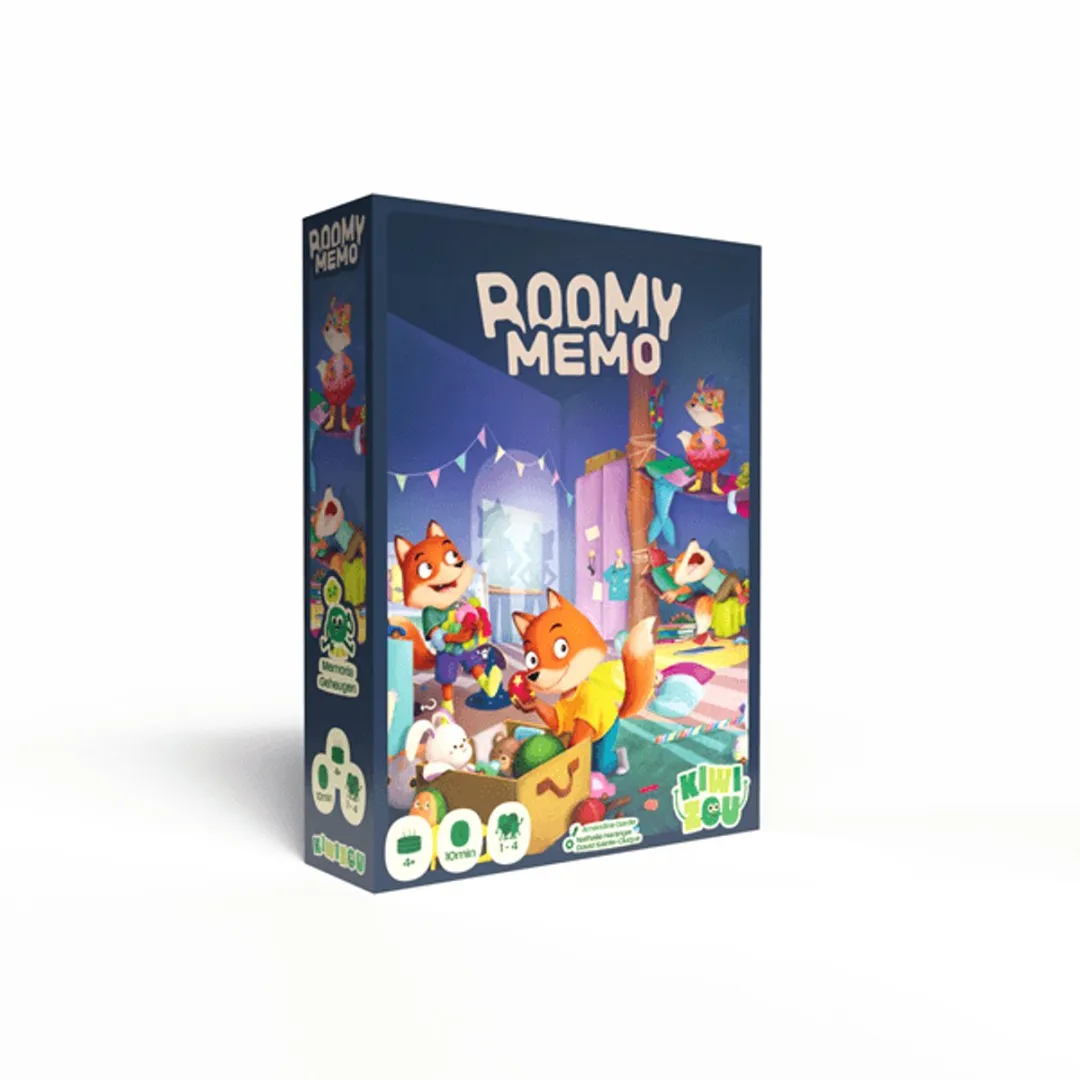 Geronimo Games KiwiZou Memospel Roomy 03183 - 4 Spelers