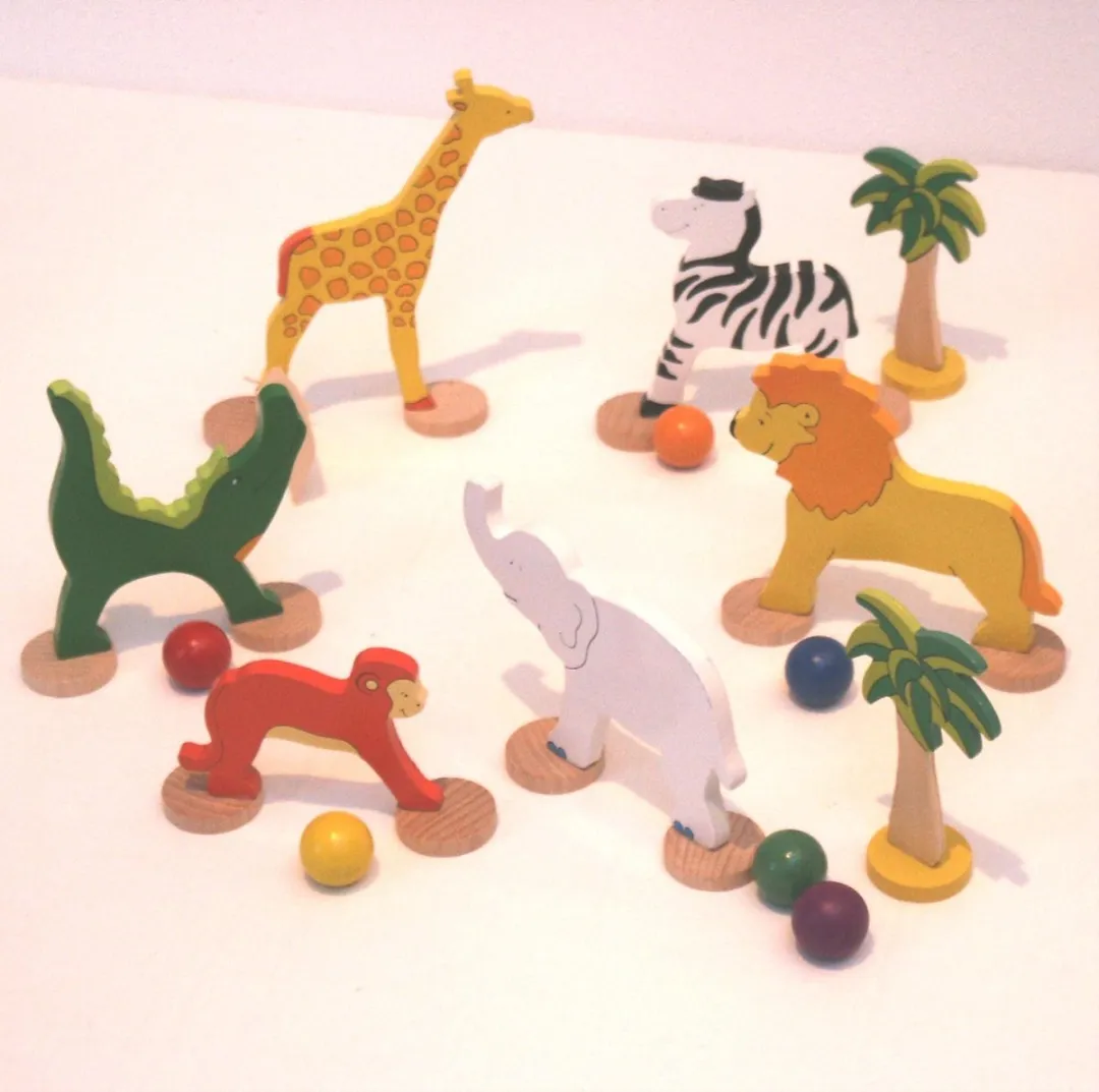 Goki Vingercroquet Safari Knikkerspel 56977