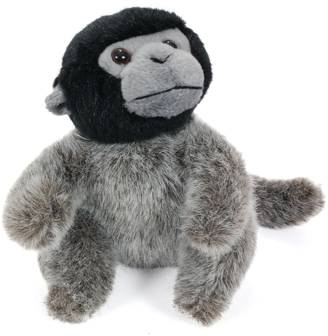 PIA Soft Toys Wolaap Knuffel - 15cm - Grijs/Zwart