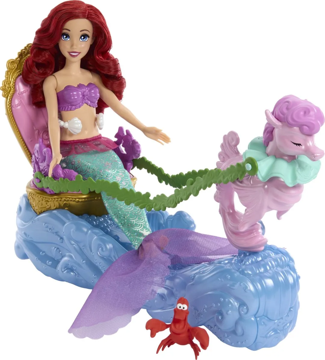 Disney Princess Ariel's Chariot Modepop - 216mm Meerkleurig