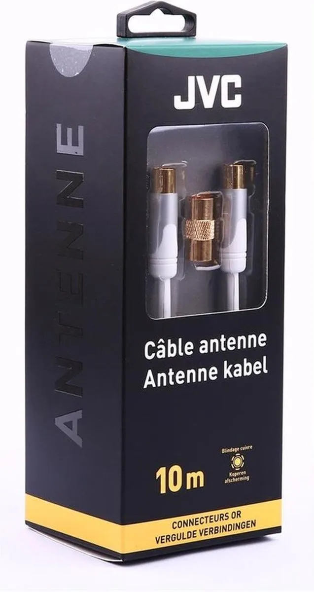 JVC Coaxiale Antennekabel Wit