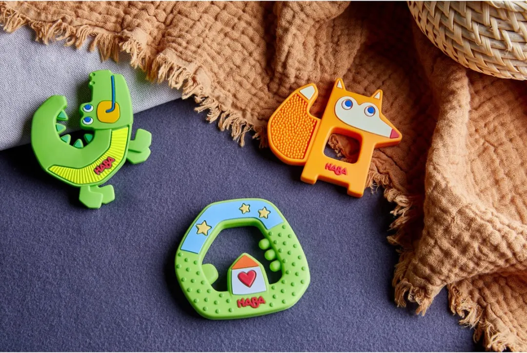 Haba Bijtspeeltje Kroko Meerkleurig