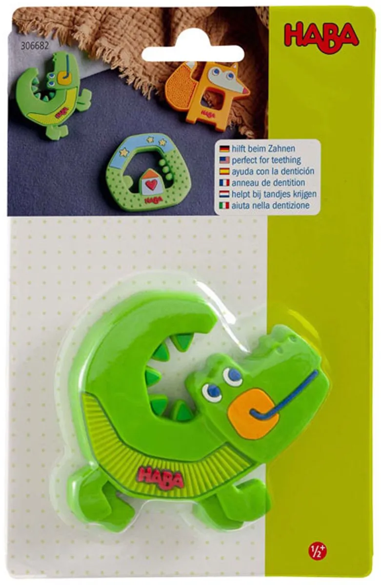 Haba Bijtspeeltje Kroko Meerkleurig